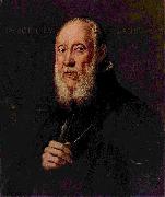 Tintoretto, Portrat des Bildhauers Jacopo Sansovino